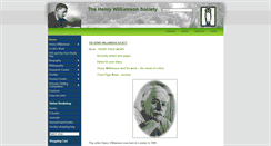 Desktop Screenshot of henrywilliamson.co.uk